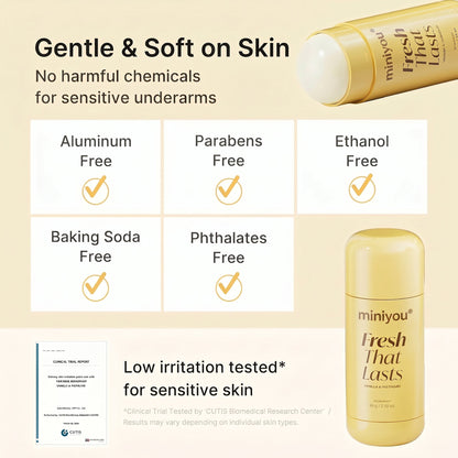 Vanilla Pistachio Aluminum Free Deodorant | 24H Odor Control + Dark Underarm Brightening for Sensitive Underarms